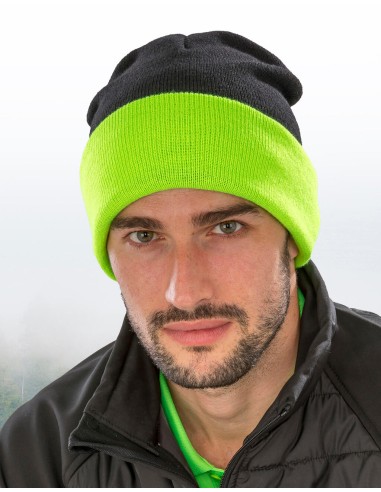 RES-RC930X-Recycled Black Compass Beanie